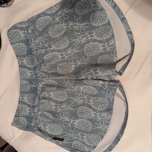 Dusty Blue and Dark Red Pineapple Runners